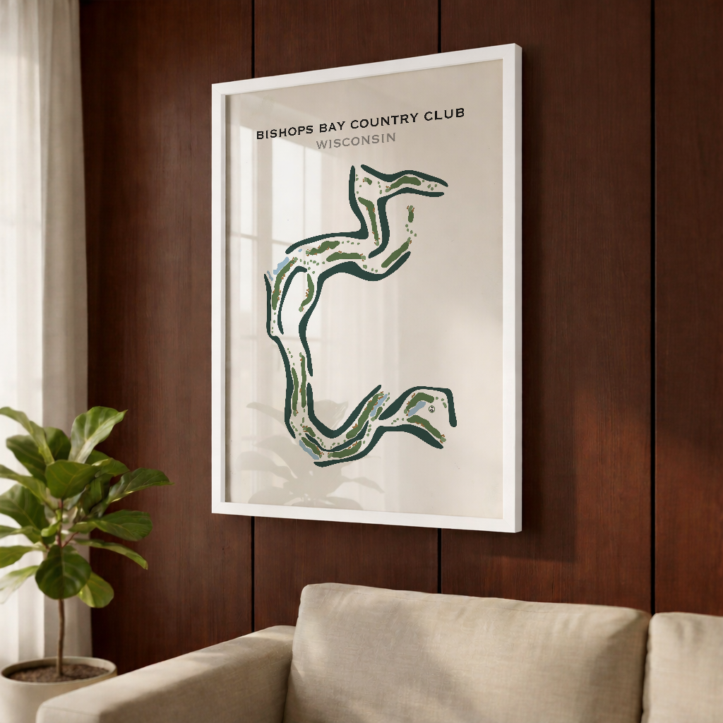 Bishops Bay Country Club, Wisconsin - Printed Golf Courses