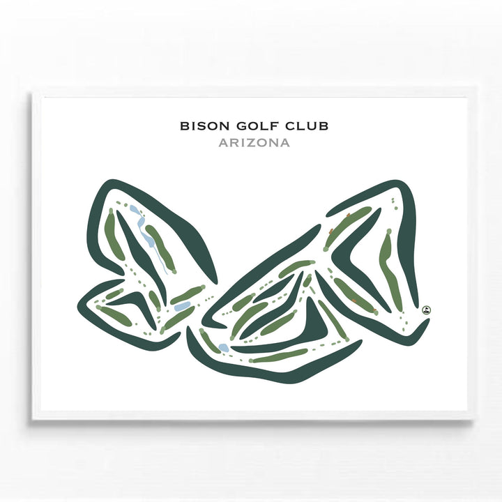 Bison Golf Club, Arizona - Printed Golf Courses