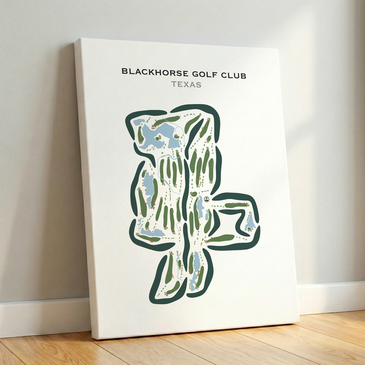 BlackHorse Golf Club, Texas - Printed Golf Courses
