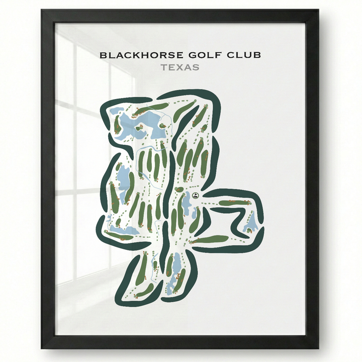 BlackHorse Golf Club, Texas - Printed Golf Courses