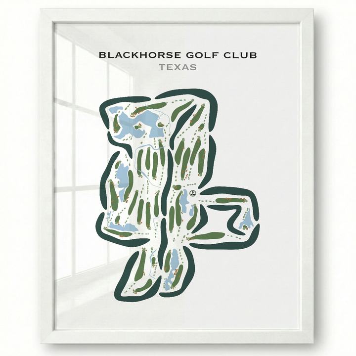 BlackHorse Golf Club, Texas - Printed Golf Courses