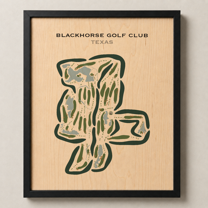 BlackHorse Golf Club, Texas - Printed Golf Courses