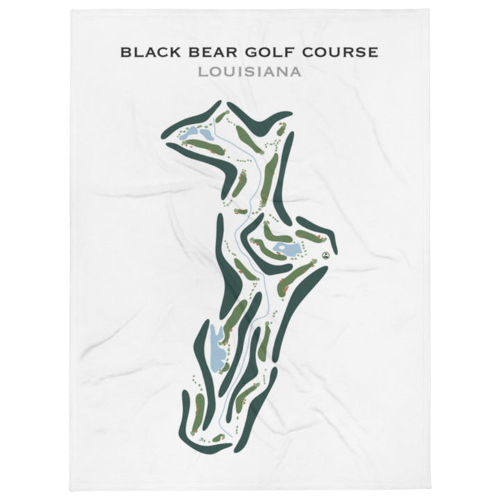 Black Bear Golf Course, Louisiana - Printed Golf Course