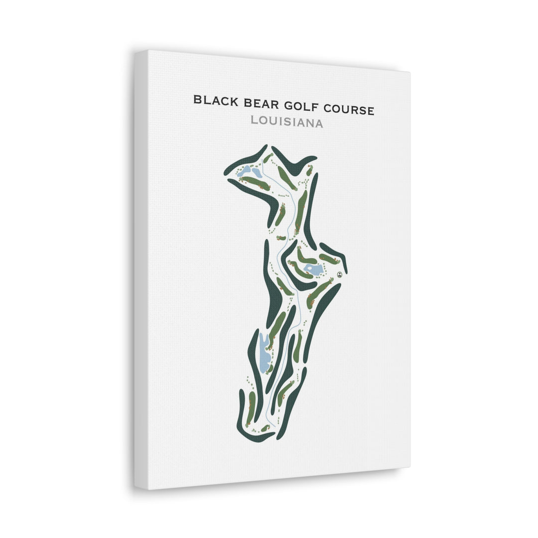 Black Bear Golf Course, Louisiana - Printed Golf Course