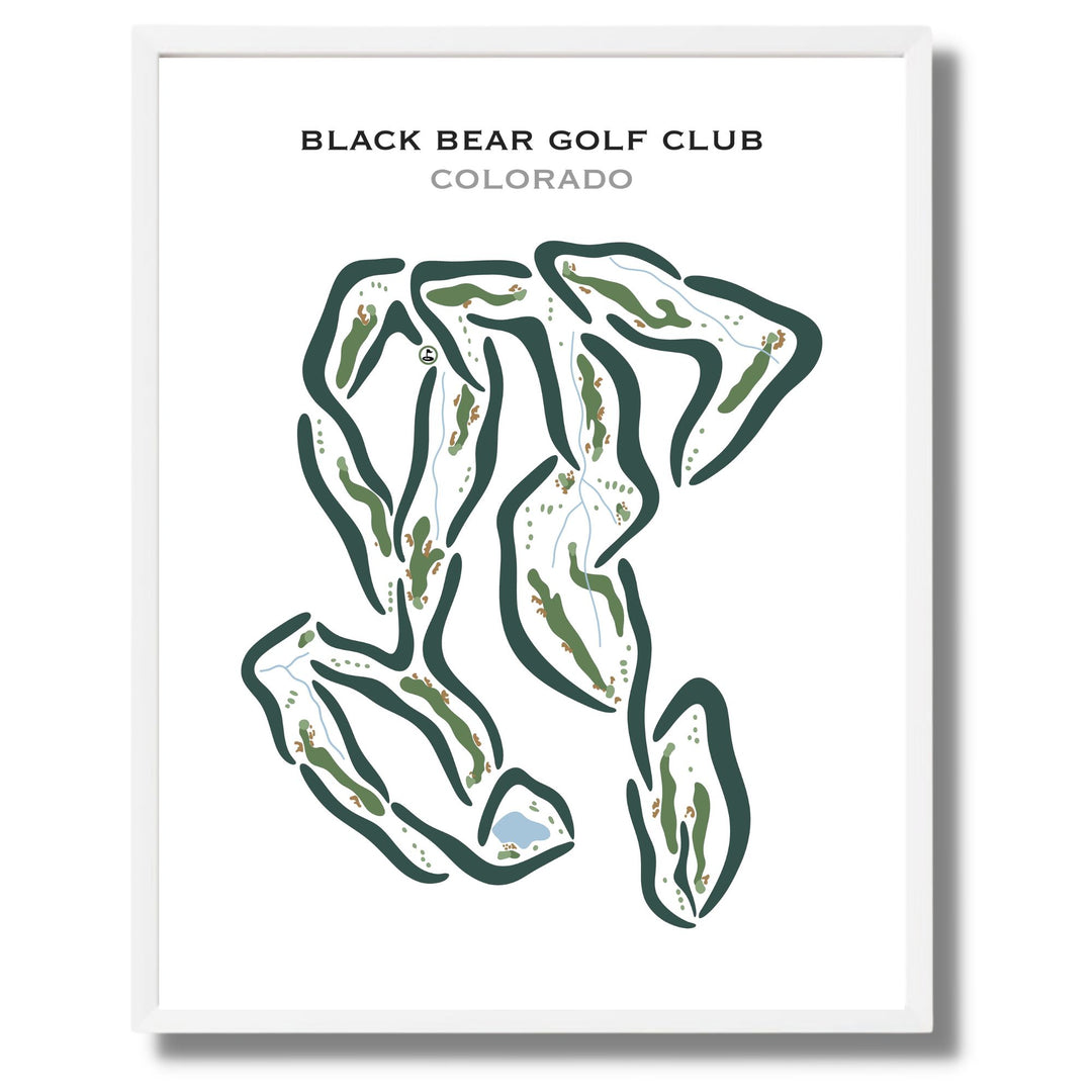 Black Bear Golf Club, Colorado - Printed Golf Courses