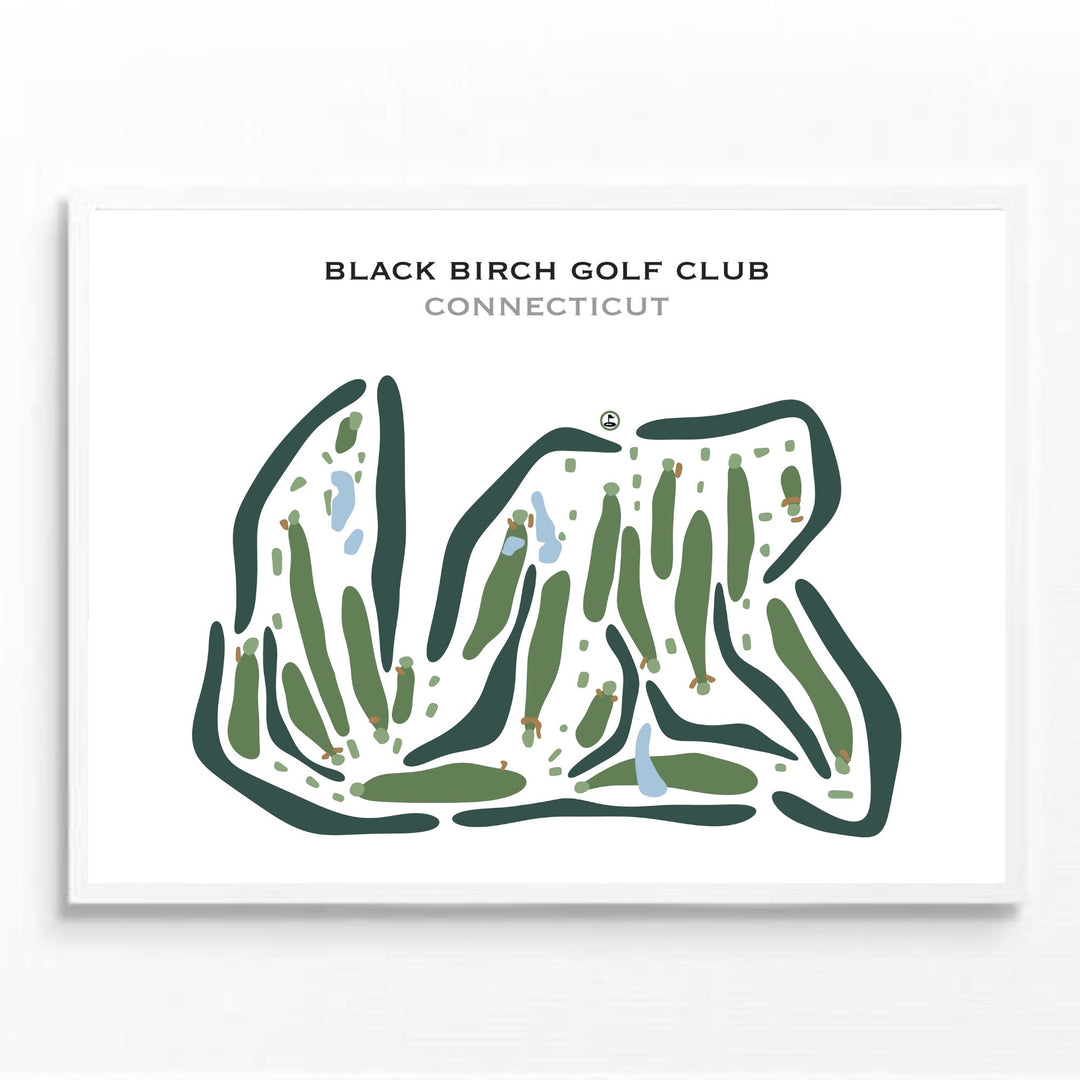 Black Birch Golf Club, Connecticut - Printed Golf Courses