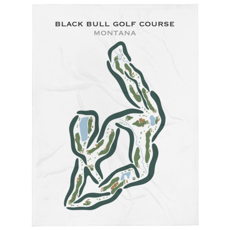 Black Bull Golf Course, Montana - Printed Golf Courses