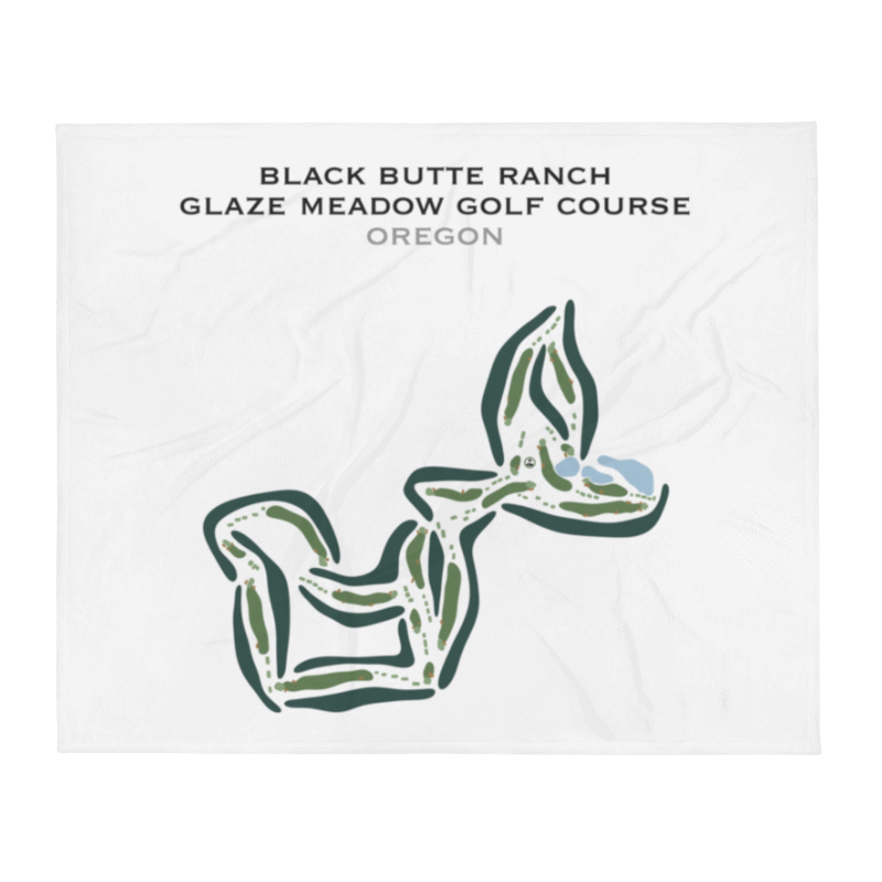 Black Butte Ranch - Glaze Meadow Golf Course, Oregon - Printed Golf Courses