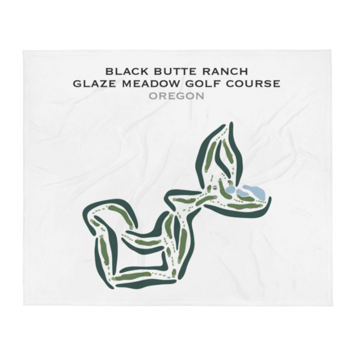 Black Butte Ranch - Glaze Meadow Golf Course, Oregon - Printed Golf Courses