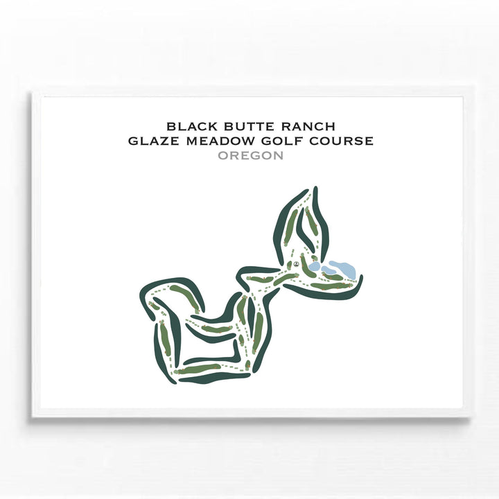 Black Butte Ranch - Glaze Meadow Golf Course, Oregon - Printed Golf Courses