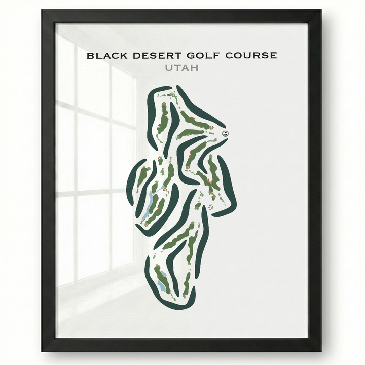 Black Desert Golf Course, Utah - Printed Golf Courses