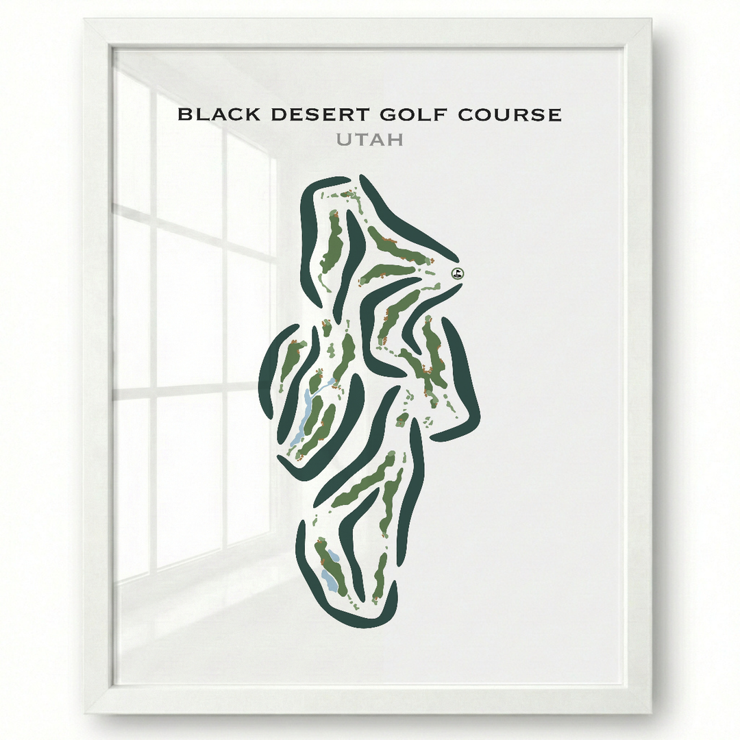 Black Desert Golf Course, Utah - Printed Golf Courses
