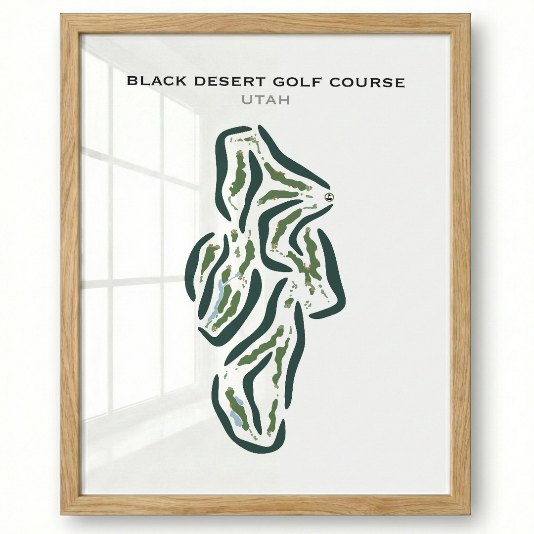 Black Desert Golf Course, Utah - Printed Golf Courses