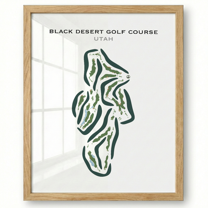 Black Desert Golf Course, Utah - Printed Golf Courses