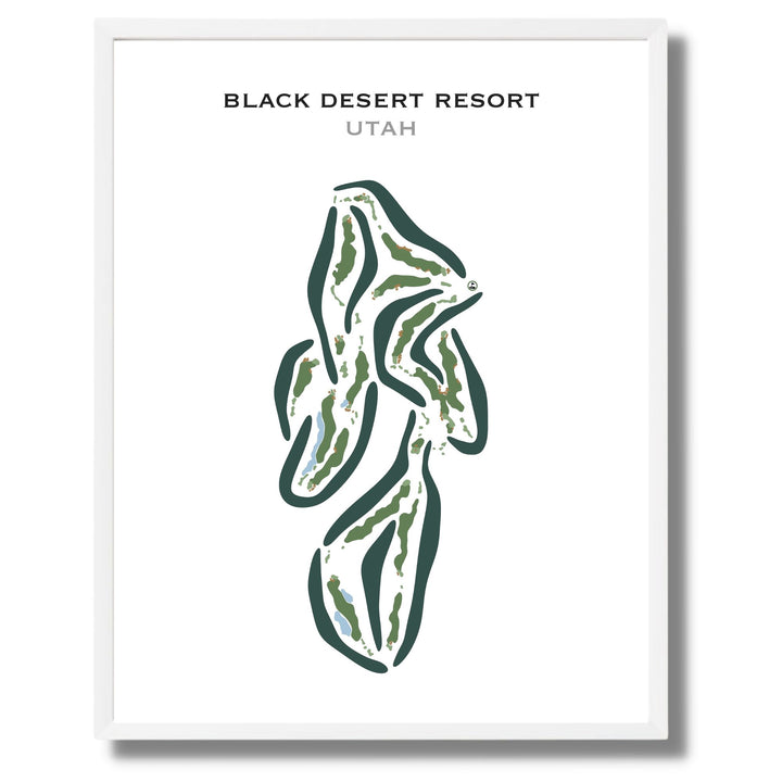 Black Desert Resort, Utah - Printed Golf Course