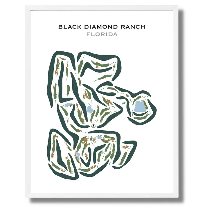 Black Diamond Ranch, Florida - Printed Golf Courses