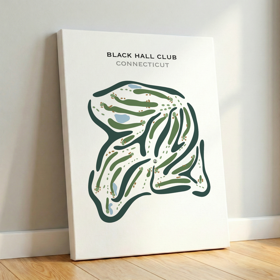Black Hall Club, Connecticut - Printed Golf Courses