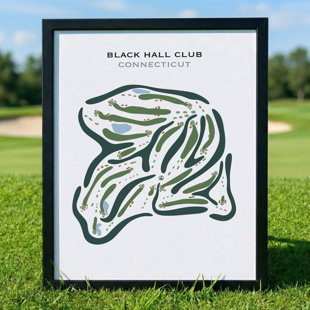 Black Hall Club, Connecticut - Printed Golf Courses