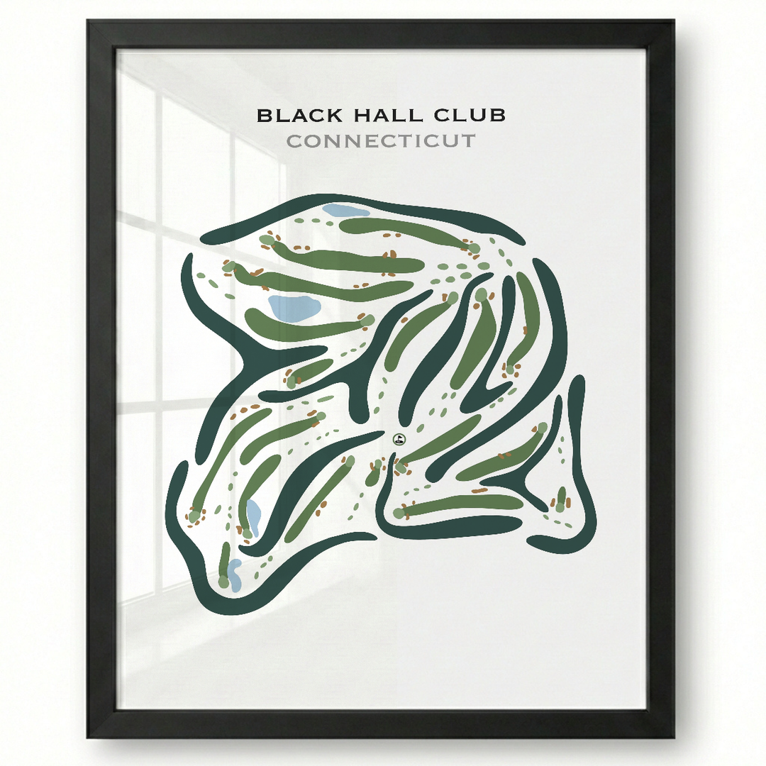 Black Hall Club, Connecticut - Printed Golf Courses