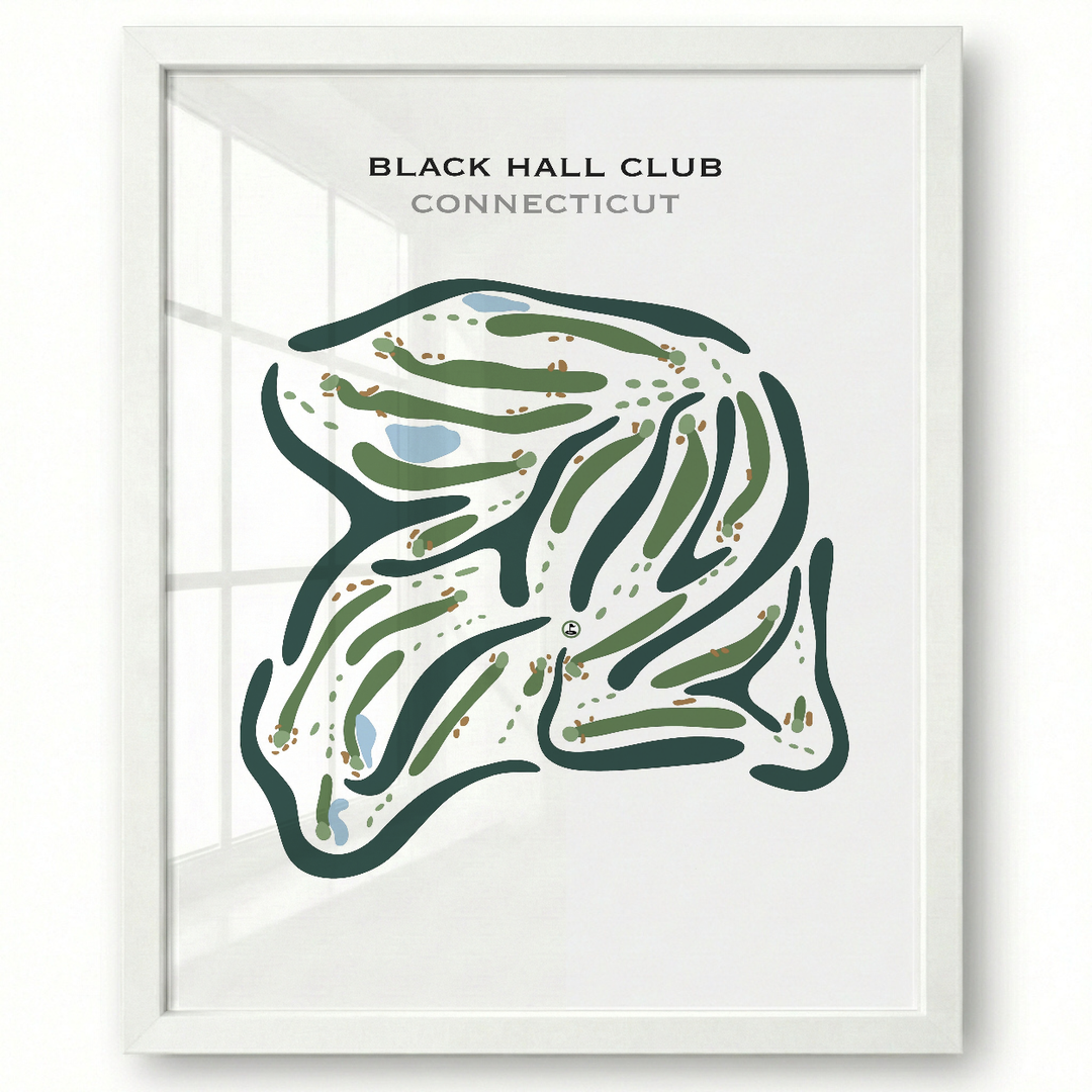 Black Hall Club, Connecticut - Printed Golf Courses
