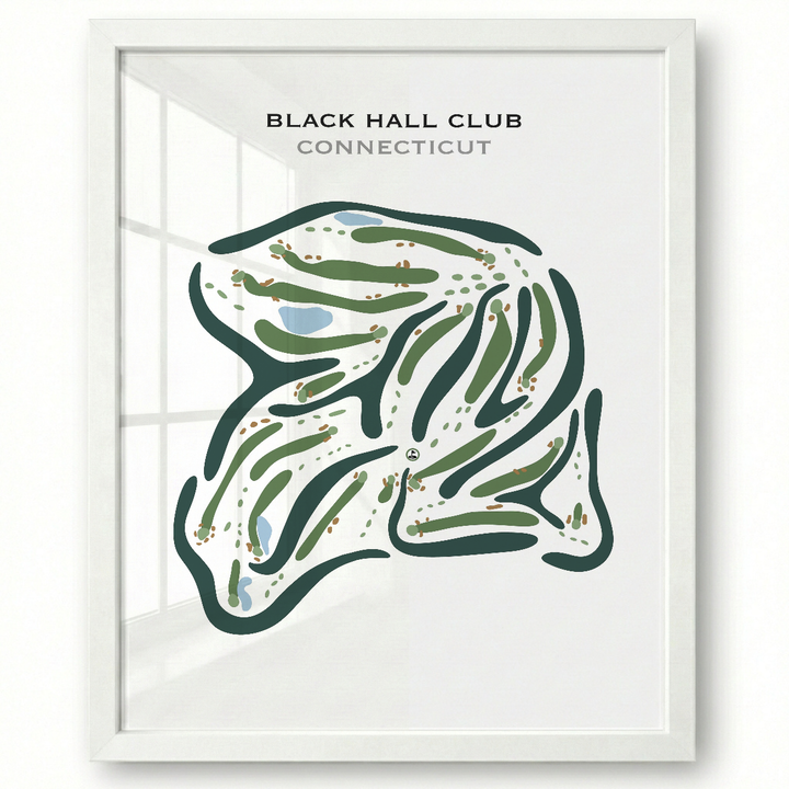 Black Hall Club, Connecticut - Printed Golf Courses