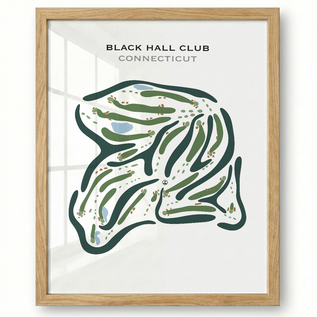 Black Hall Club, Connecticut - Printed Golf Courses