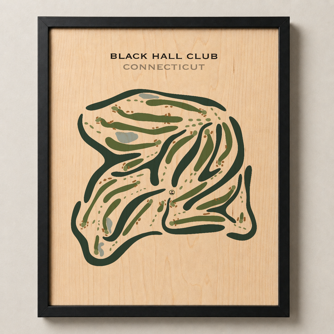 Black Hall Club, Connecticut - Printed Golf Courses