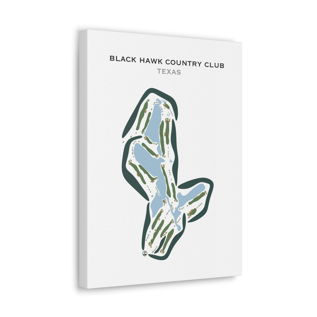 Black Hawk Country Club, Texas - Printed Golf Courses