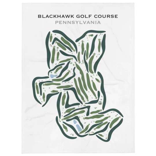 Get Printed Black Hawk Golf Course map art designs Buy Now! Golf