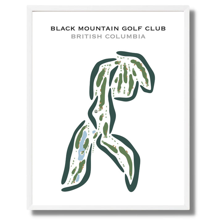 Black Mountain Golf Club, BC, Canada - Printed Golf Courses