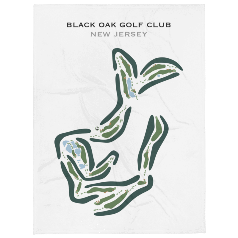 Black Oak Golf Club, New Jersey - Printed Golf Courses