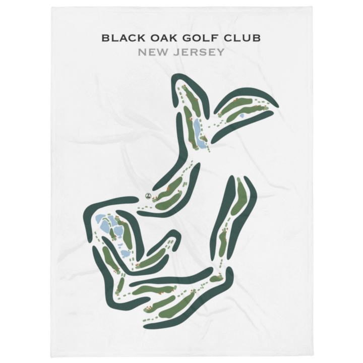 Black Oak Golf Club, New Jersey - Printed Golf Courses