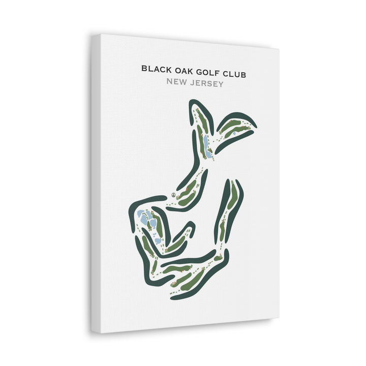 Black Oak Golf Club, New Jersey - Printed Golf Courses