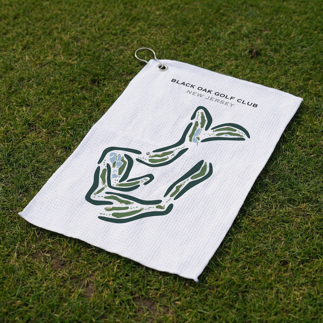 Black Oak Golf Club, New Jersey - Printed Golf Courses