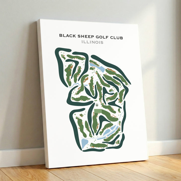 Black Sheep Golf Club, Illinois - Printed Golf Courses