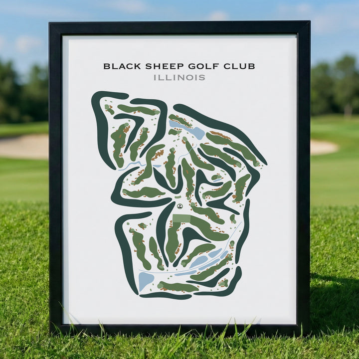 Black Sheep Golf Club, Illinois - Printed Golf Courses