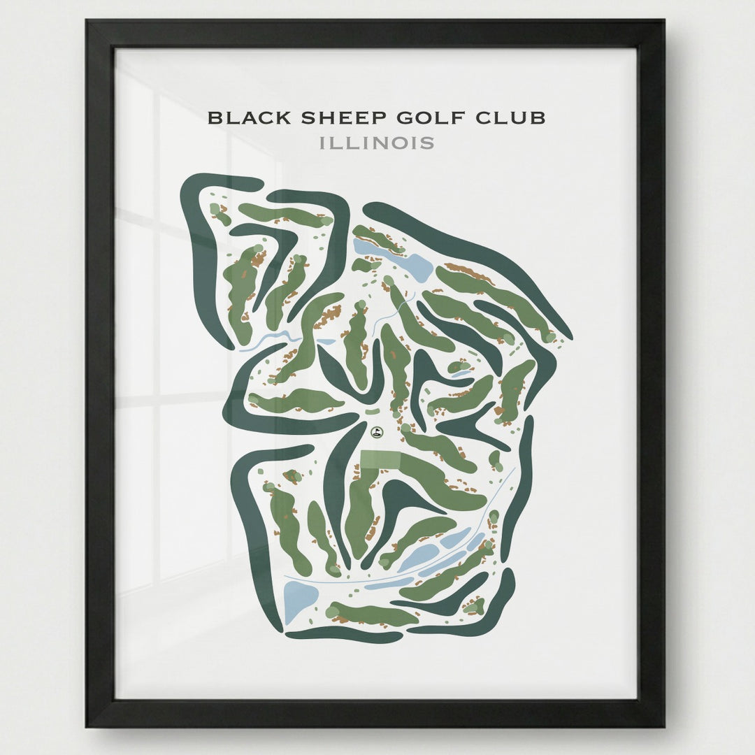 Black Sheep Golf Club, Illinois - Printed Golf Courses
