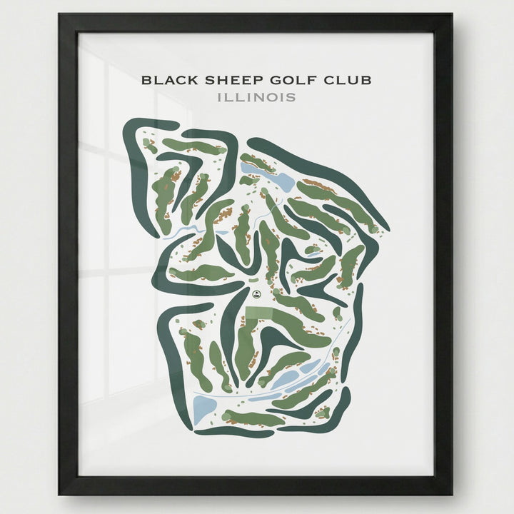 Black Sheep Golf Club, Illinois - Printed Golf Courses