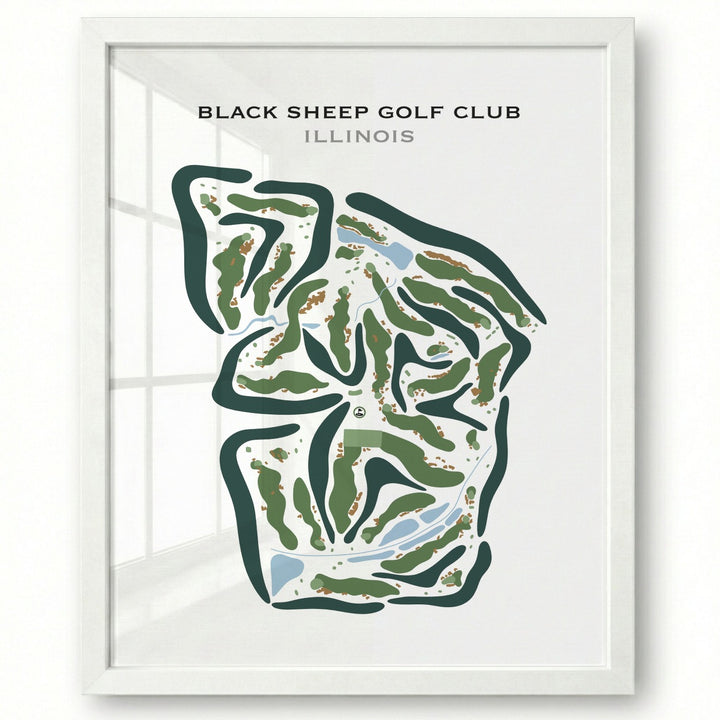 Black Sheep Golf Club, Illinois - Printed Golf Courses