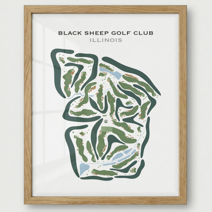 Black Sheep Golf Club, Illinois - Printed Golf Courses