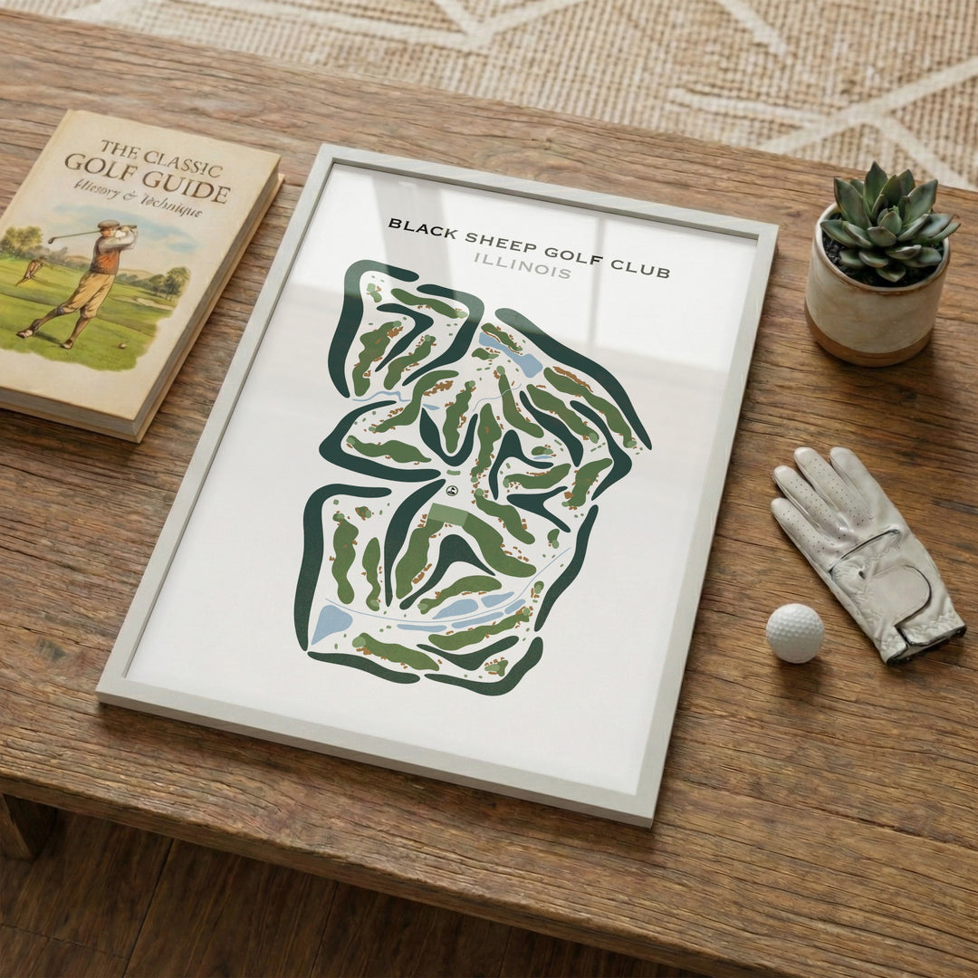 Black Sheep Golf Club, Illinois - Printed Golf Courses