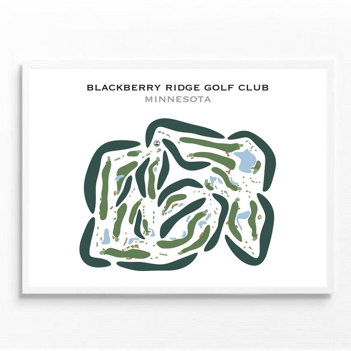 Blackberry Ridge Golf Club, Minnesota - Printed Golf Courses