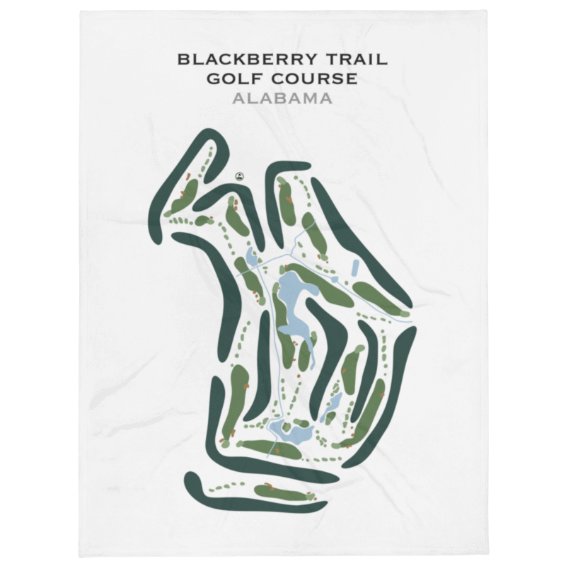 Blackberry Trail Golf Course, Alabama - Printed Golf Course