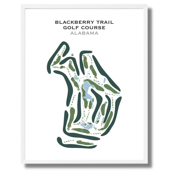 Blackberry Trail Golf Course, Alabama - Printed Golf Course