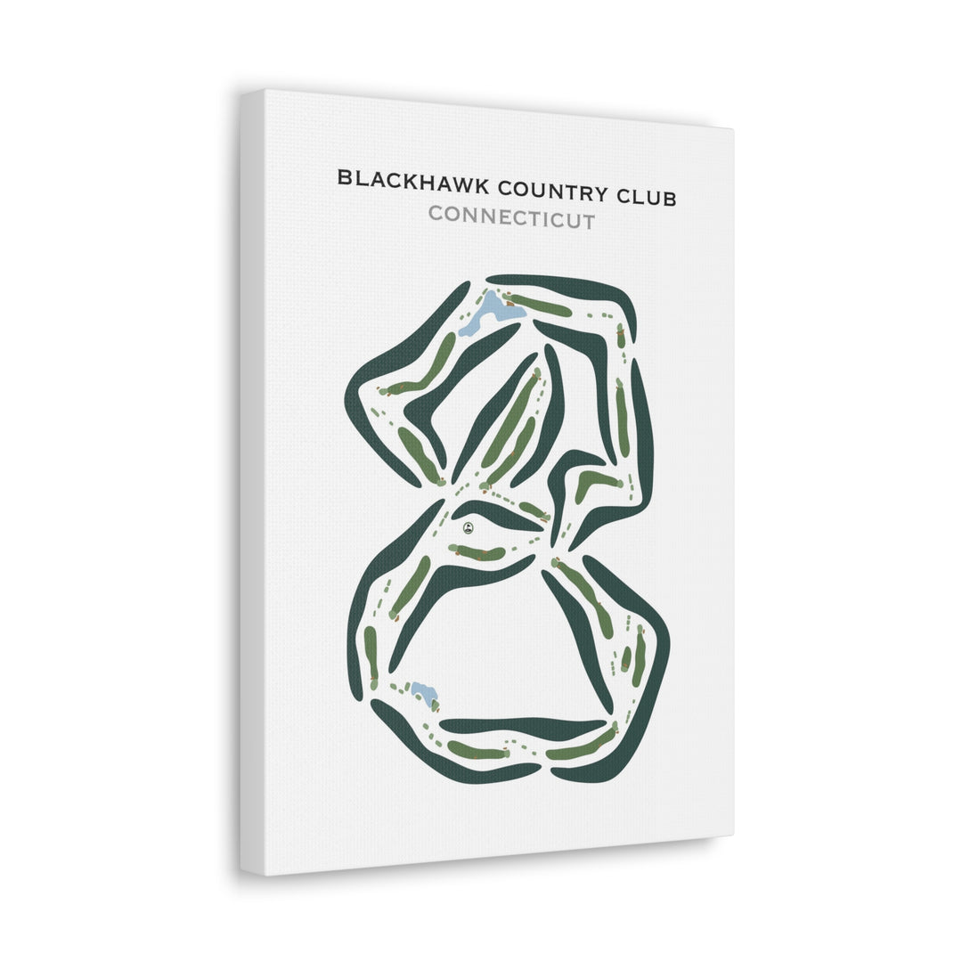 Blackhawk Country Club, Connecticut - Printed Golf Courses