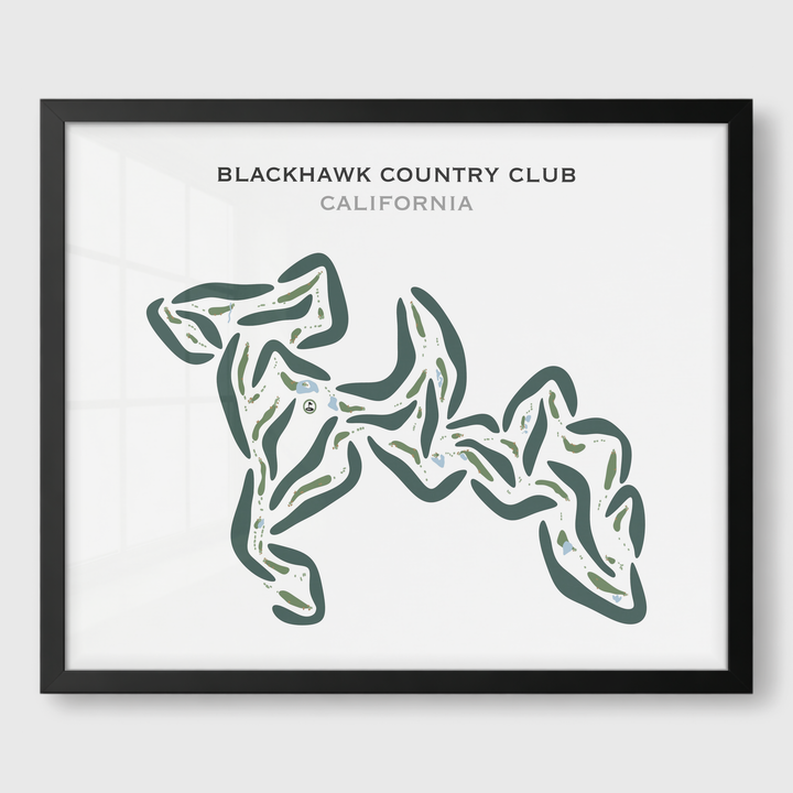 Blackhawk Country Club, California - Printed Golf Courses