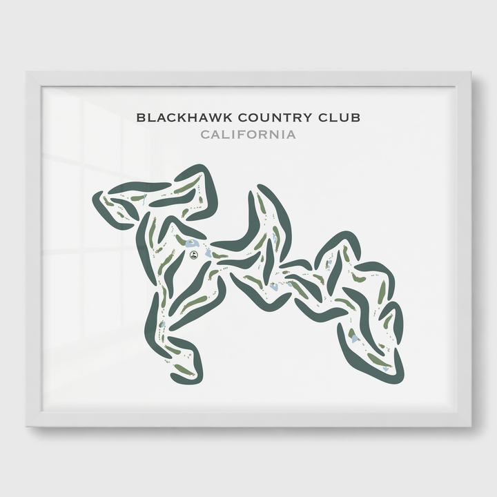 Blackhawk Country Club, California - Printed Golf Courses