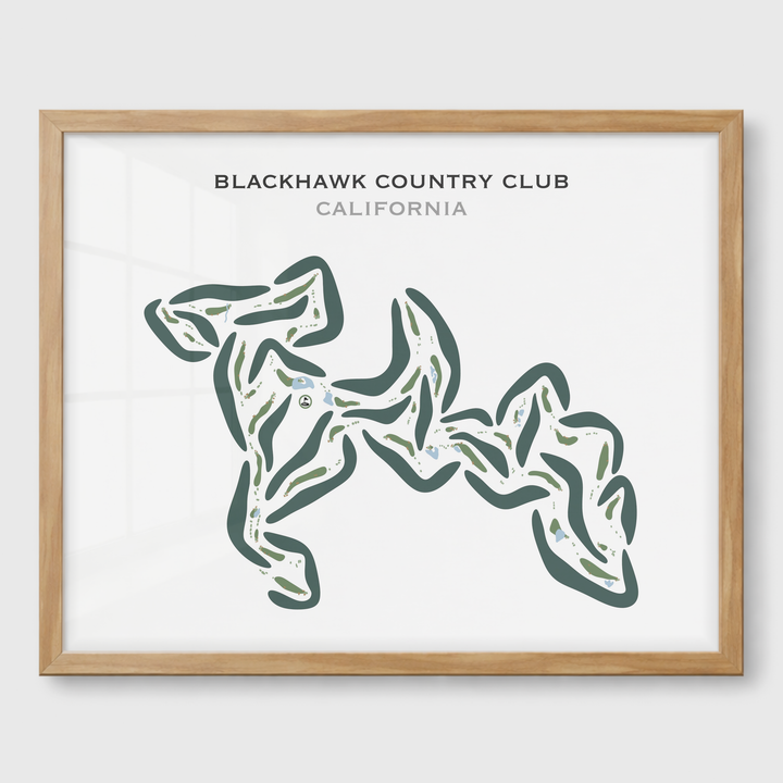 Blackhawk Country Club, California - Printed Golf Courses