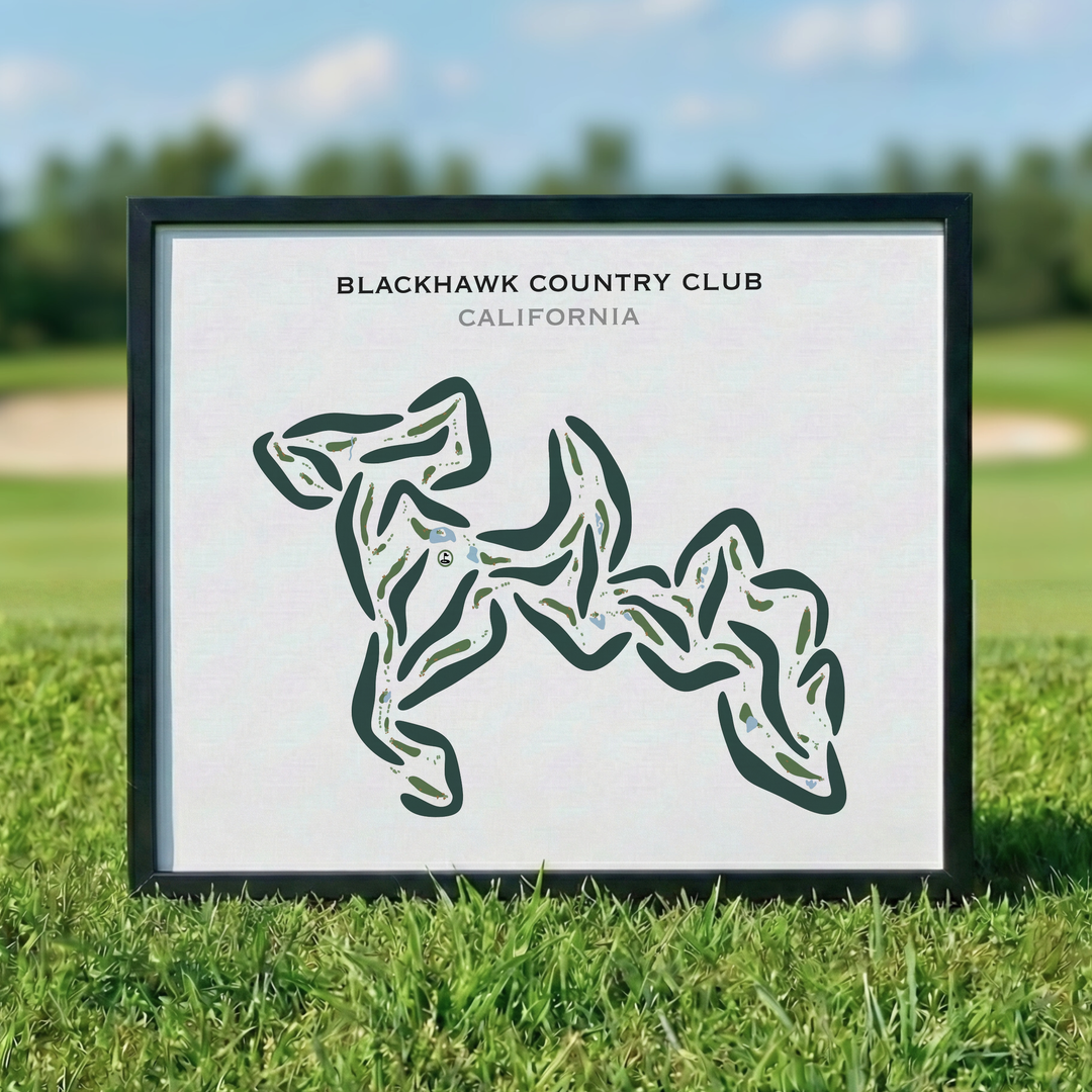 Blackhawk Country Club, California - Printed Golf Courses