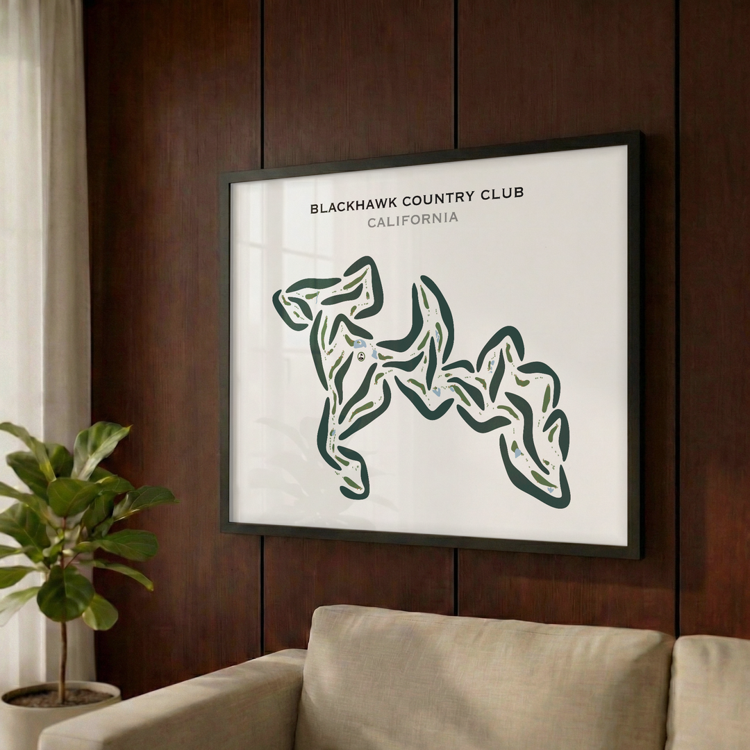 Blackhawk Country Club, California - Printed Golf Courses
